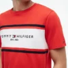 T-shirt Hilfiger à logo et rayures