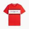 T-shirt Hilfiger à logo et rayures