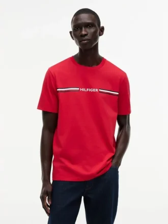 T-shirt Hilfiger Signature Stripe Logo