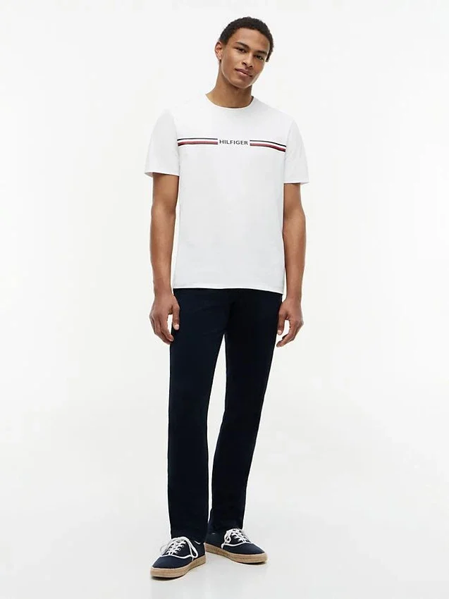 T-shirt Hilfiger Signature Stripe Logo T-shirt Hilfiger Signature Stripe Logo