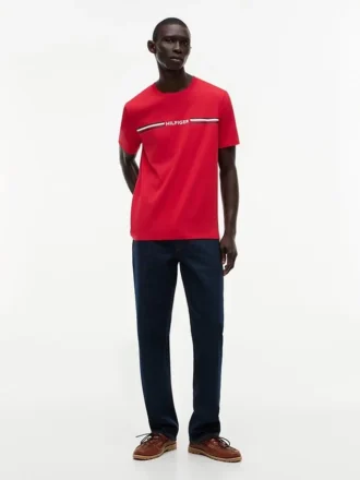T-shirt Hilfiger Signature Stripe Logo