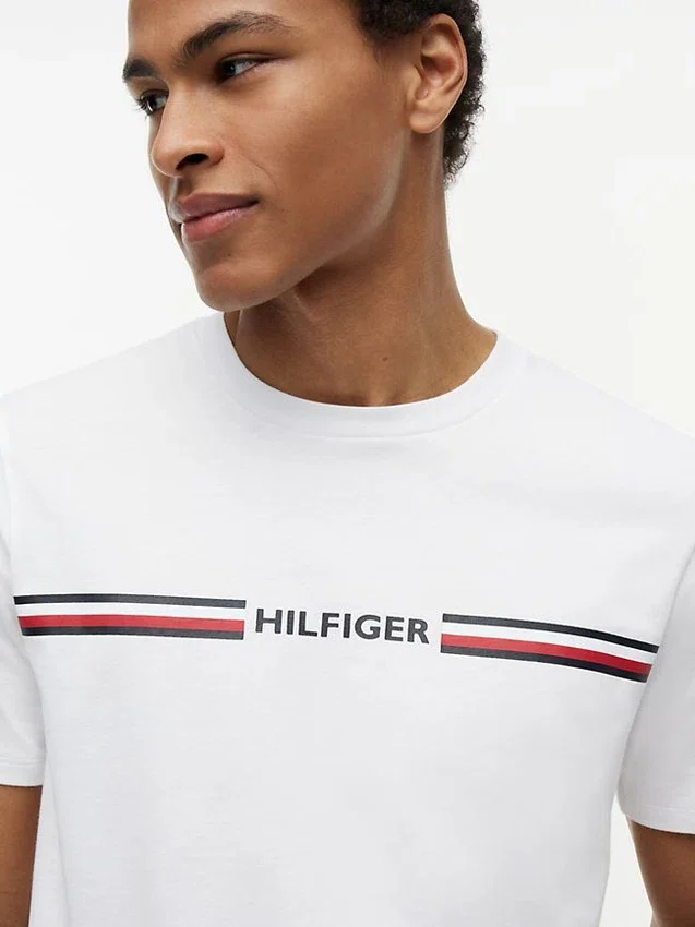 T-shirt Hilfiger Signature Stripe Logo T-shirt Hilfiger Signature Stripe Logo