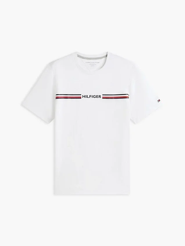 T-shirt Hilfiger Signature Stripe Logo T-shirt Hilfiger Signature Stripe Logo