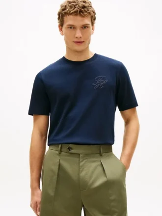 T-shirt Interlock à monogramme script T-shirt Interlock à monogramme script