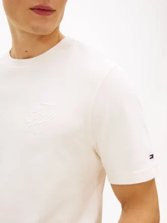 T-shirt Interlock à monogramme script
