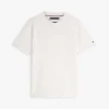 T-shirt jacquard à motif drapeau intégral T-shirt jacquard à motif drapeau intégral