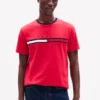 T-shirt à logo drapeau brodé T-shirt à logo drapeau brodé