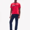 T-shirt à logo drapeau brodé T-shirt à logo drapeau brodé