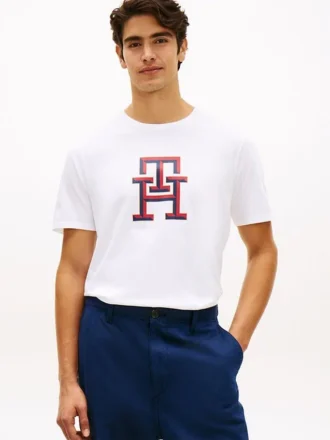 T-shirt à logo monogramme T-shirt à logo monogramme