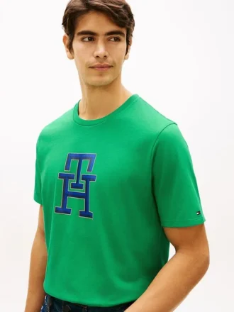 T-shirt à logo monogramme