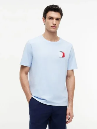 T-shirt à logo monogramme color block