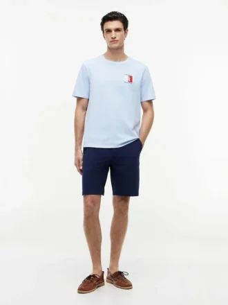T-shirt à logo monogramme color block