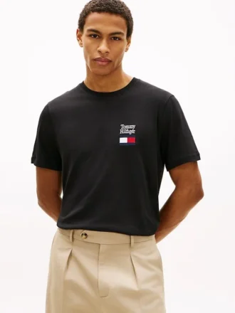 T-shirt à logo superposé