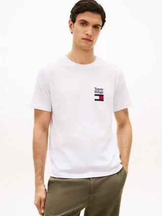 T-shirt à logo superposé