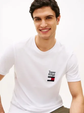 T-shirt à logo superposé