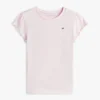 T-shirt à manches bordées de dentelle pour enfants