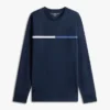 T-shirt à manches longues avec logo drapeau ton sur ton