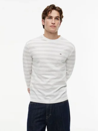 T-shirt à manches longues rayé Tommy Jeans
