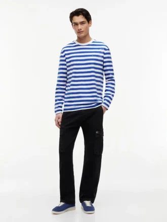 T-shirt à manches longues rayé Tommy Jeans