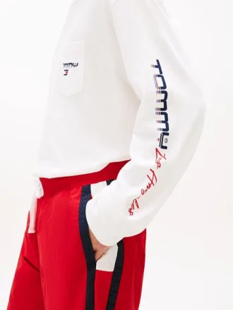 T-shirt à manches longues Tommy Jeans avec logo LA