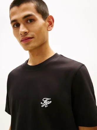 T-shirt à monogramme brodé