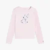 T-shirt à monogramme floral pour enfants T-shirt à monogramme floral pour enfants