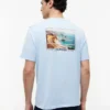 T-shirt à motif côtier