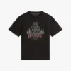 T-shirt à motif Hilfiger Crest en coton flammé T-shirt à motif Hilfiger Crest en coton flammé