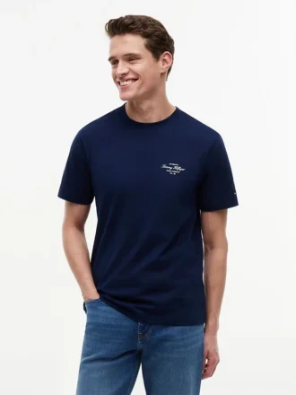 T-shirt à motif nautique dans le dos