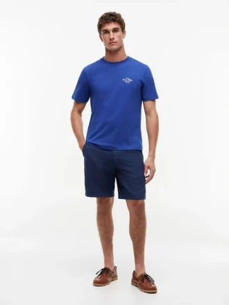 T-shirt à motif nautique dans le dos