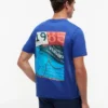 T-shirt à motif nautique dans le dos T-shirt à motif nautique dans le dos
