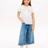 T-shirt multicolore à logo en relief pour enfants