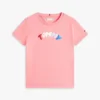 T-shirt multicolore à logo en relief pour enfants