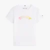 T-shirt multicolore à logo en relief pour enfants