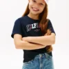 T-shirt multicolore pour enfants avec logo Hilfiger