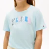 T-shirt multicolore pour enfants avec logo Hilfiger