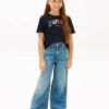 T-shirt multicolore pour enfants avec logo Hilfiger