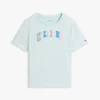 T-shirt multicolore pour enfants avec logo Hilfiger
