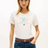 T-shirt multicolore Tommy Hilfiger avec logo Varsity T-shirt multicolore Tommy Hilfiger avec logo Varsity
