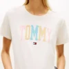 T-shirt multicolore Tommy Hilfiger avec logo Varsity T-shirt multicolore Tommy Hilfiger avec logo Varsity