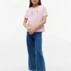 T-shirt à paillettes avec logo Hilfiger pour enfant