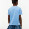 T-shirt à paillettes avec logo Hilfiger pour enfant
