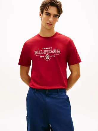 T-shirt épais avec logo Hilfiger NYC