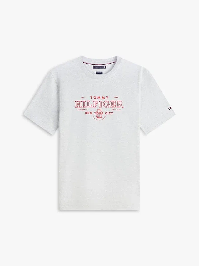 T-shirt épais avec logo Hilfiger NYC T-shirt épais avec logo Hilfiger NYC