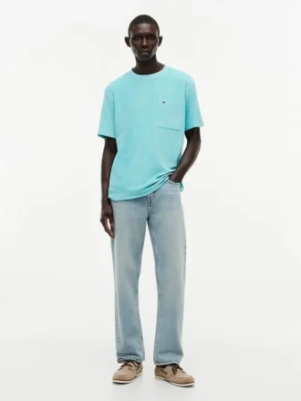 T-shirt à poche en tissu éponge