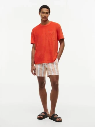T-shirt à poche en tissu éponge