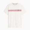 T-shirt à poche et rayures sur la poitrine T-shirt à poche et rayures sur la poitrine