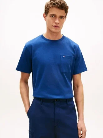 T-shirt à poches en jersey mesh
