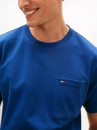 T-shirt à poches en jersey mesh