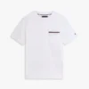 T-shirt à poches et rayures emblématiques en piqué T-shirt à poches et rayures emblématiques en piqué